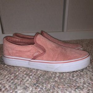 Pink Suede Vans